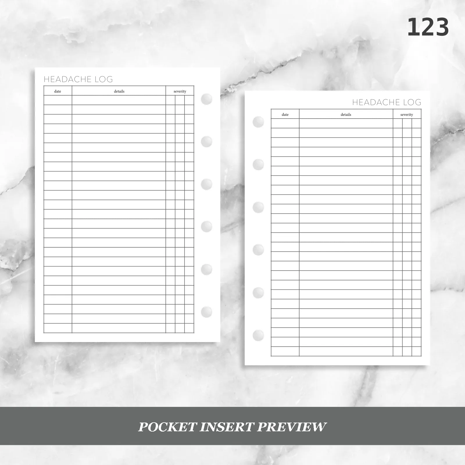 123: Headache Tracker