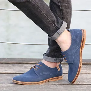 2017 fashion men casual shoes new spring men flats lace up male business oxfords men leather shoes zapatillas hombre  EET01