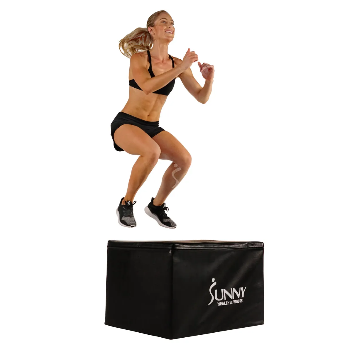 3-in-1 Heavy Foam Plyo Box, 30"/24"/20"