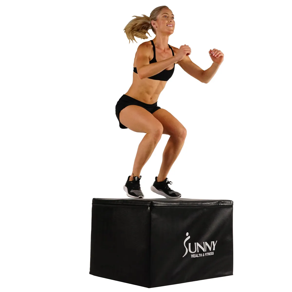 3-in-1 Heavy Foam Plyo Box, 30"/24"/20"