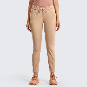 4-Way Stretch Ankle Apricot Active Pants