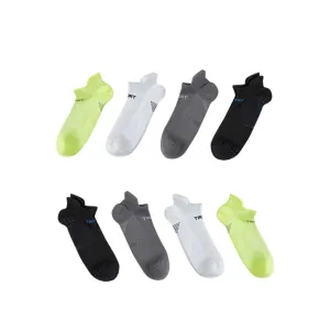 8X Rexy Seamless Sport Sneakers Socks Medium Non-Slip Heel Tab MULTI COLOUR