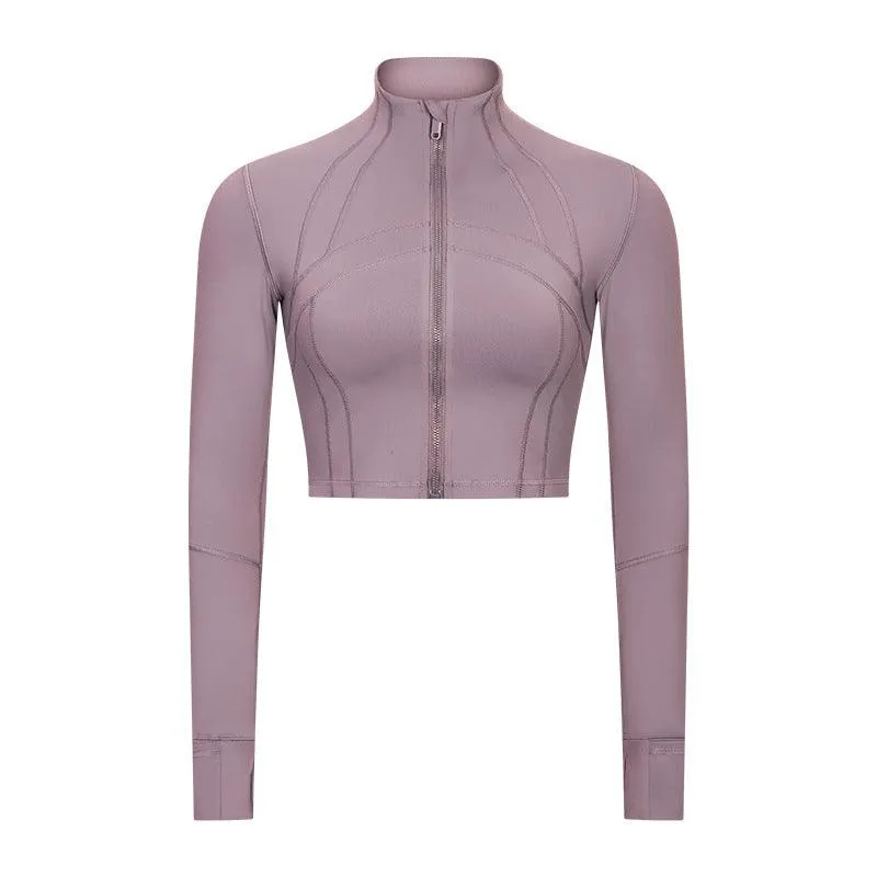 Active Slim-fit Crop Jacket