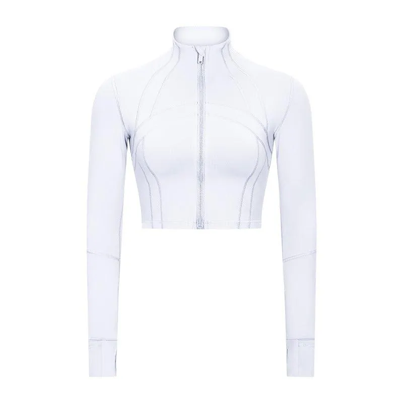 Active Slim-fit Crop Jacket