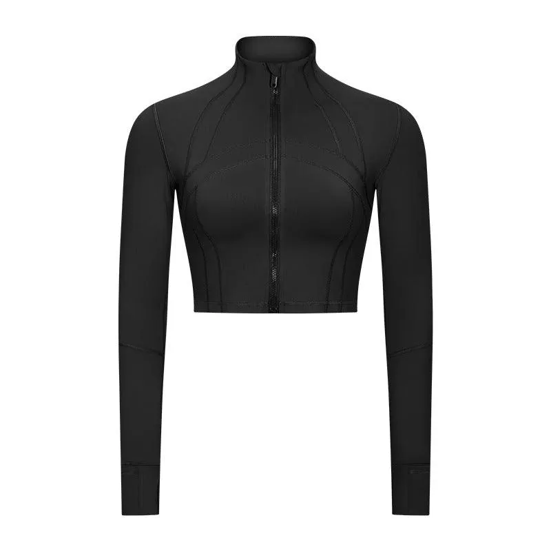 Active Slim-fit Crop Jacket