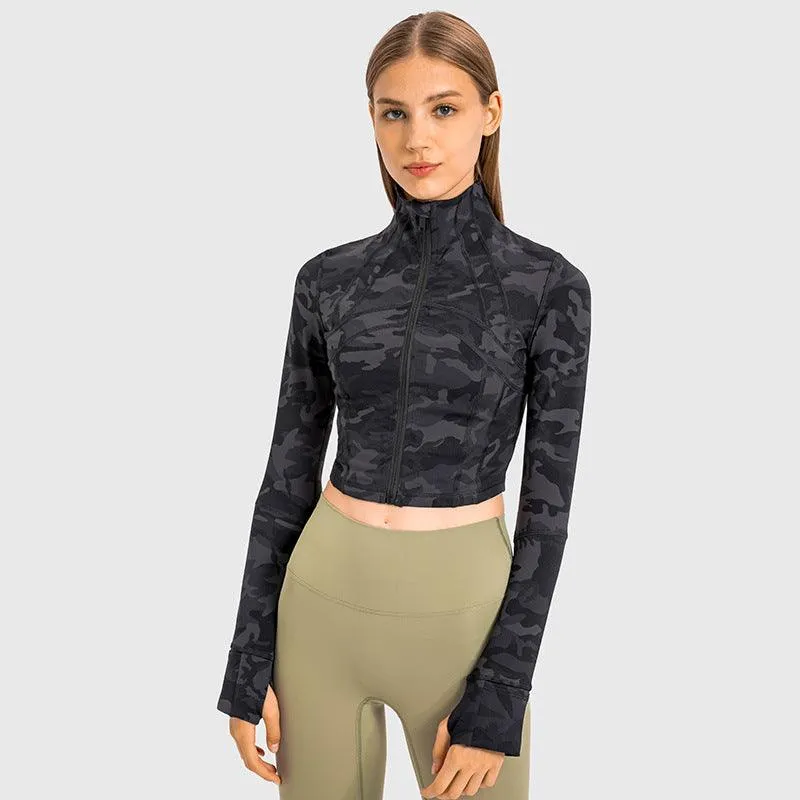 Active Slim-fit Crop Jacket