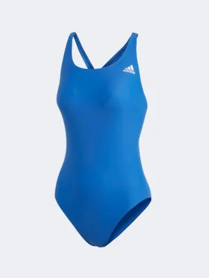 Adidas Athly V Solid Women Swim Monokini Blue