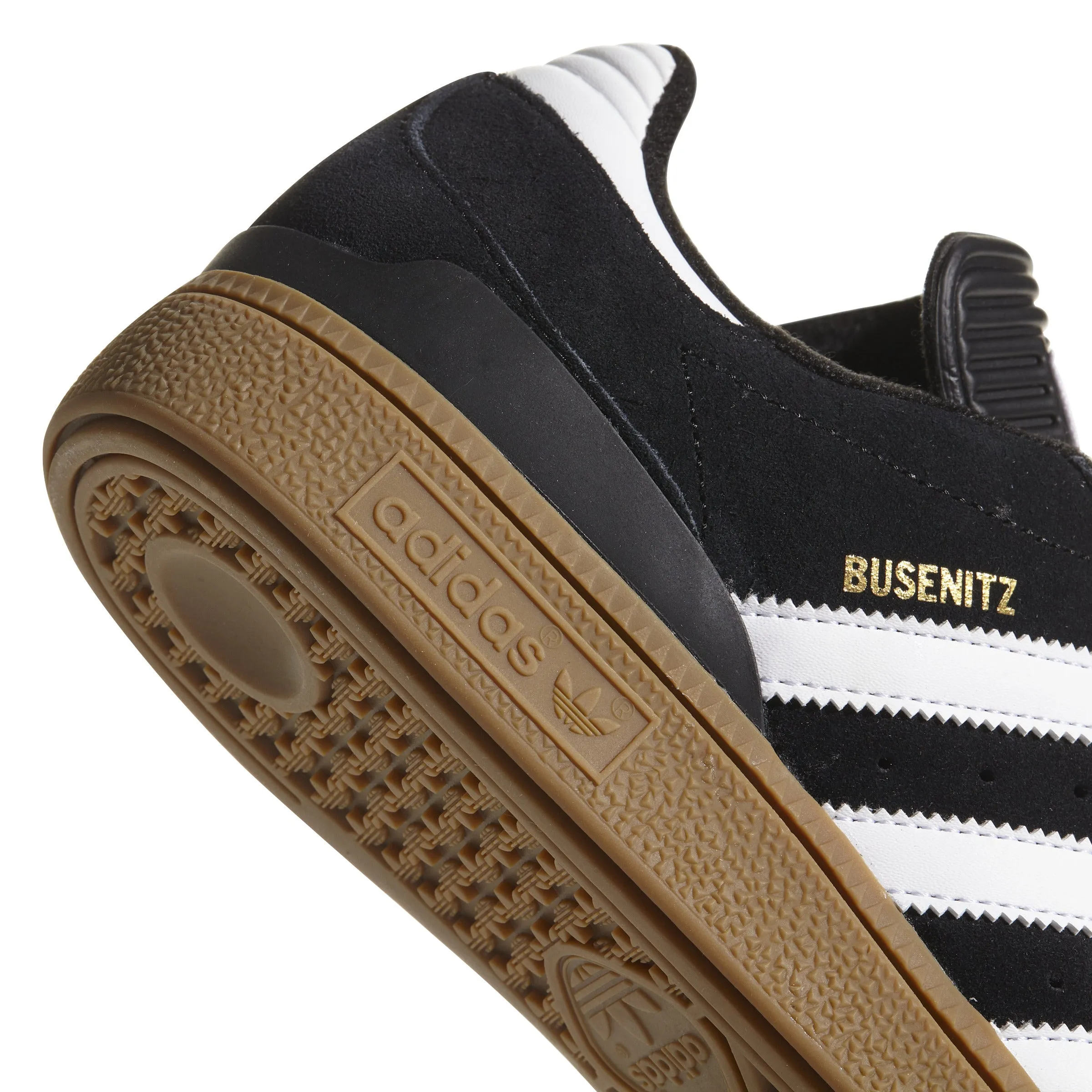 Adidas Busenitz Pro Shoes-Core Black/Cloud White/Gold Metallic