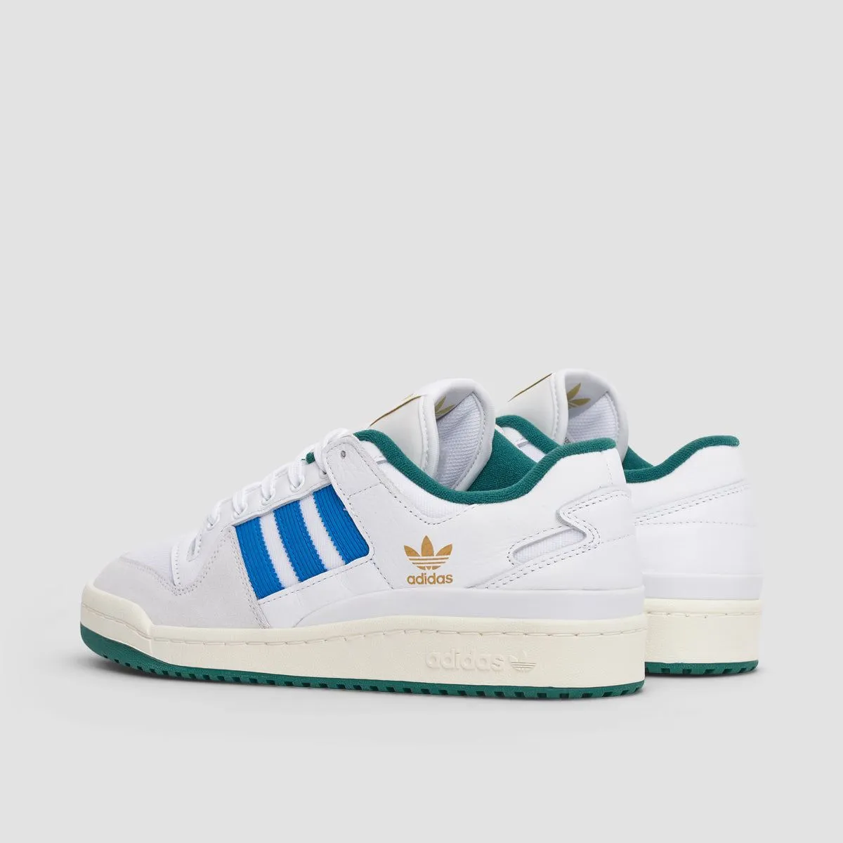 adidas Forum 84 Low ADV Shoes - Footwear White/Bluebird/Collegiate Green