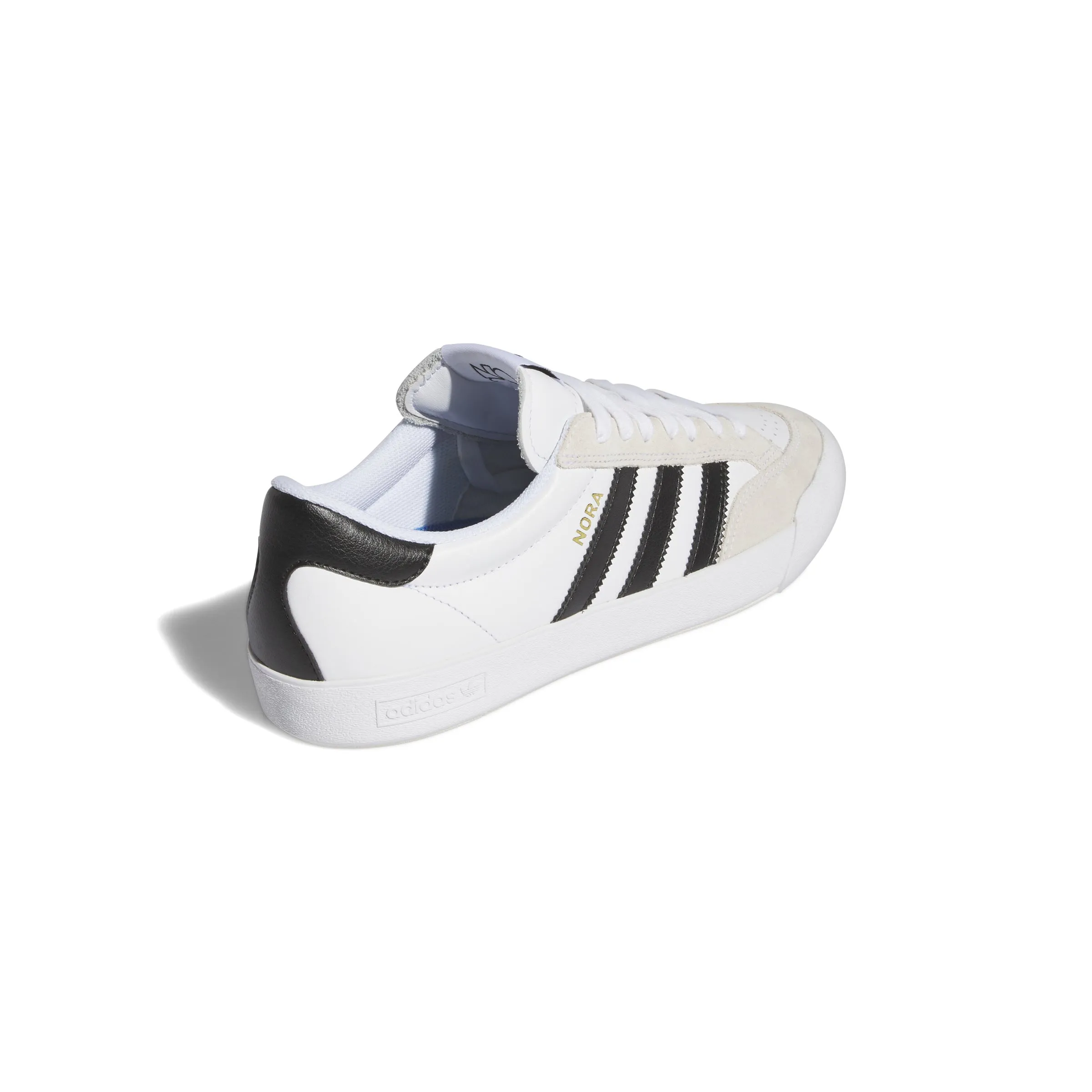 Adidas Nora Skate Shoes - White/Black/White