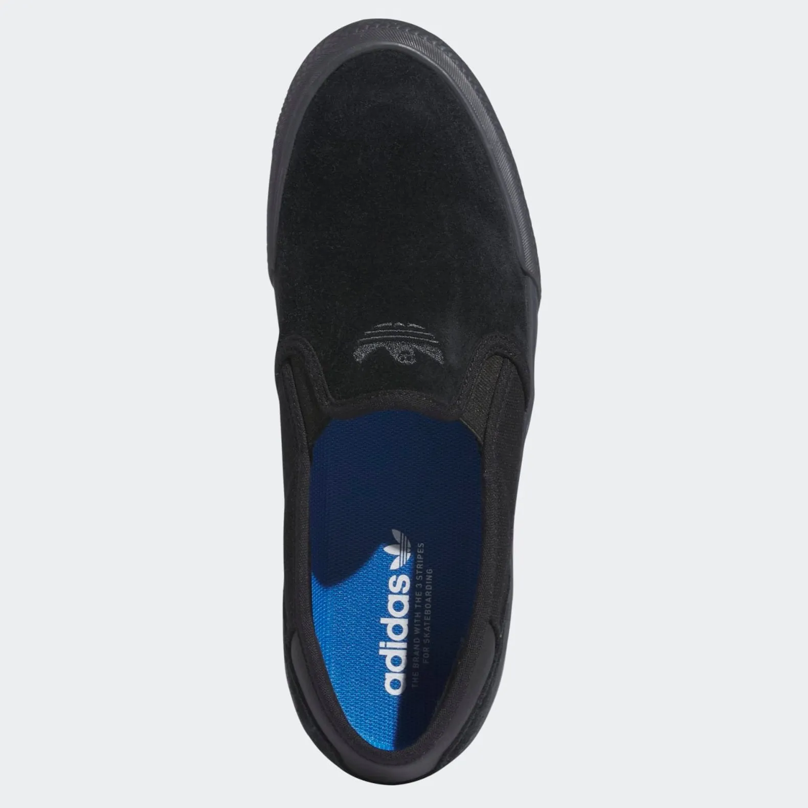 Adidas Shmoofoil Slip Skateboard Shoe - Black/Carbon/Black