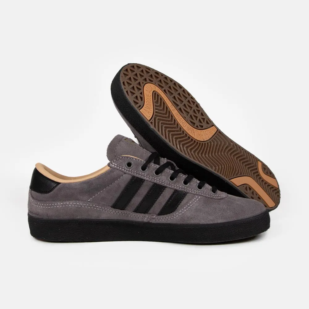 Adidas Skateboarding - Puig Indoor Shoes - Charcoal / Core Black / Core White