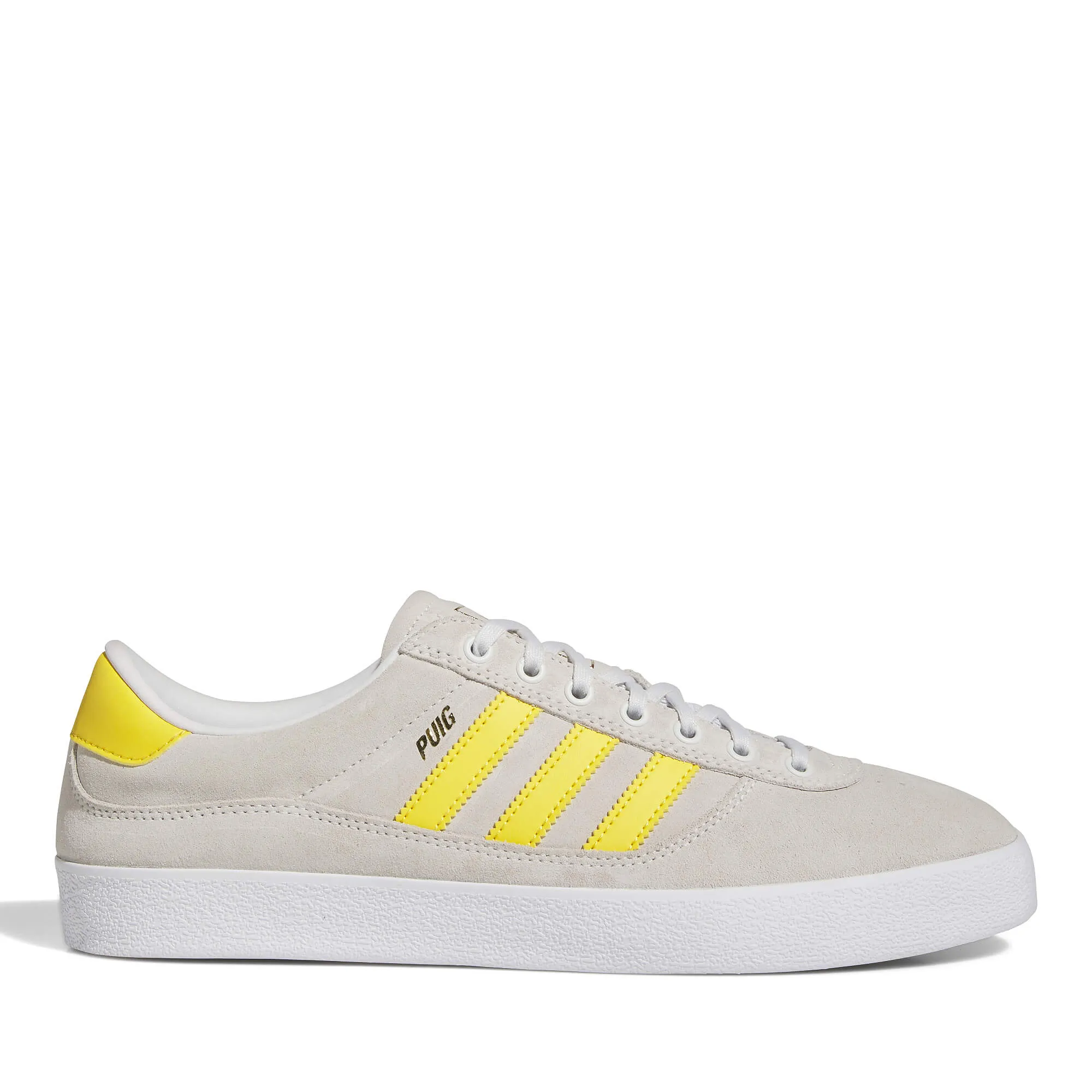 Adidas Skateboarding Puig Shoes | White / Gold / White