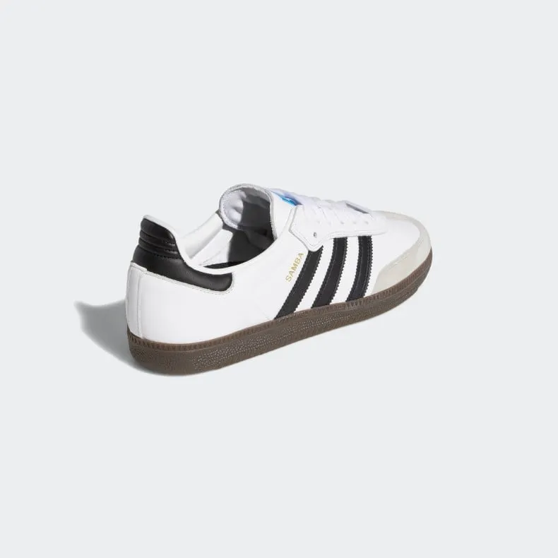 Adidas Skateboarding Samba ADV Skateboarding Shoes - Cloud White / Core Black / Clear Granite