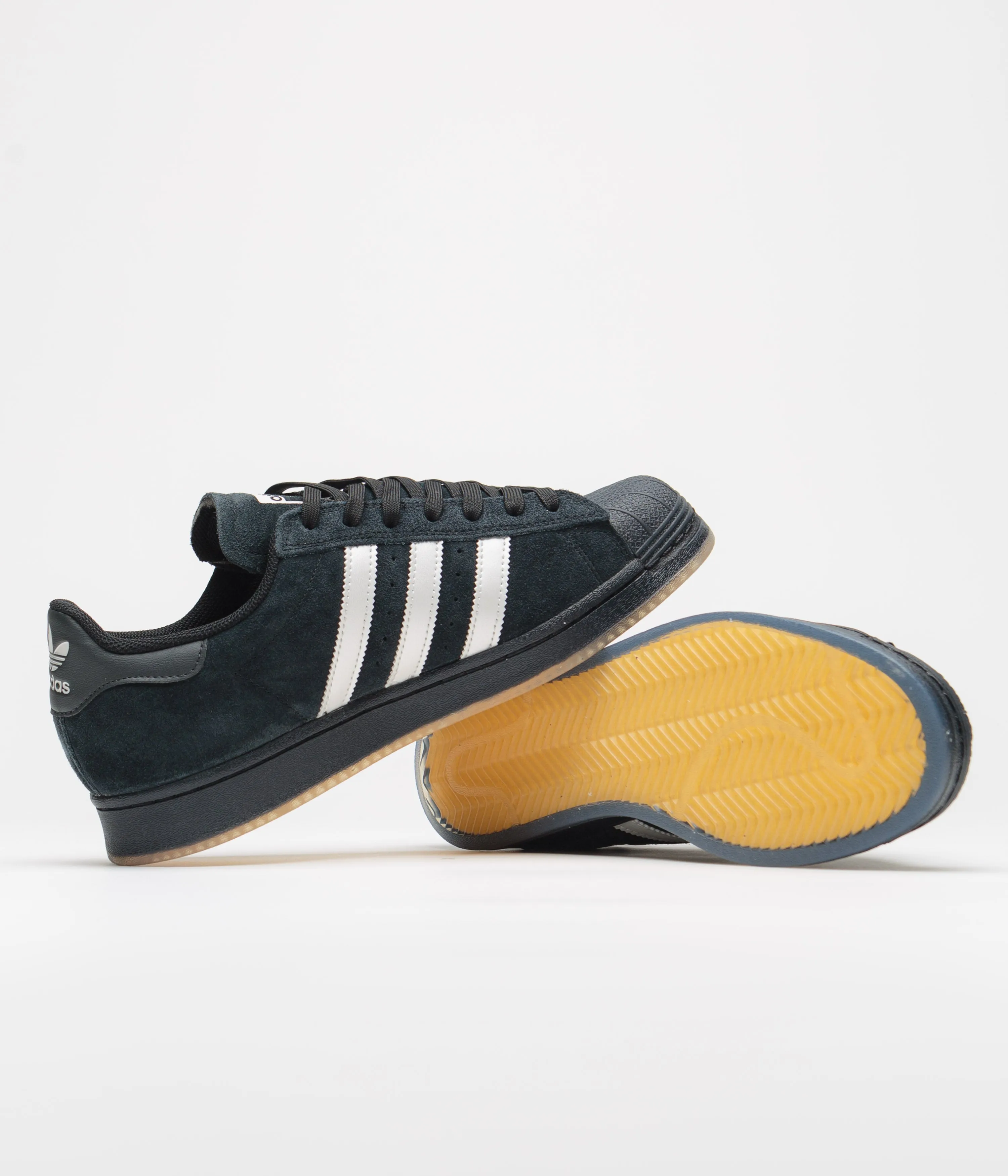 Adidas Superstar ADV Shoes - Core Black / Zero Metallic / Spark