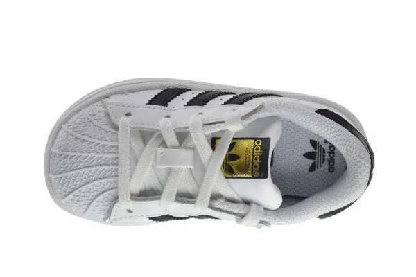 Adidas Superstar I Baby Toddlers Shoes Running White/Collegiate Black