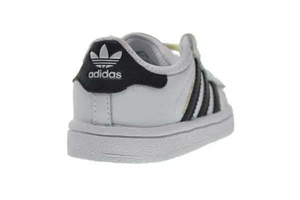 Adidas Superstar I Baby Toddlers Shoes Running White/Collegiate Black