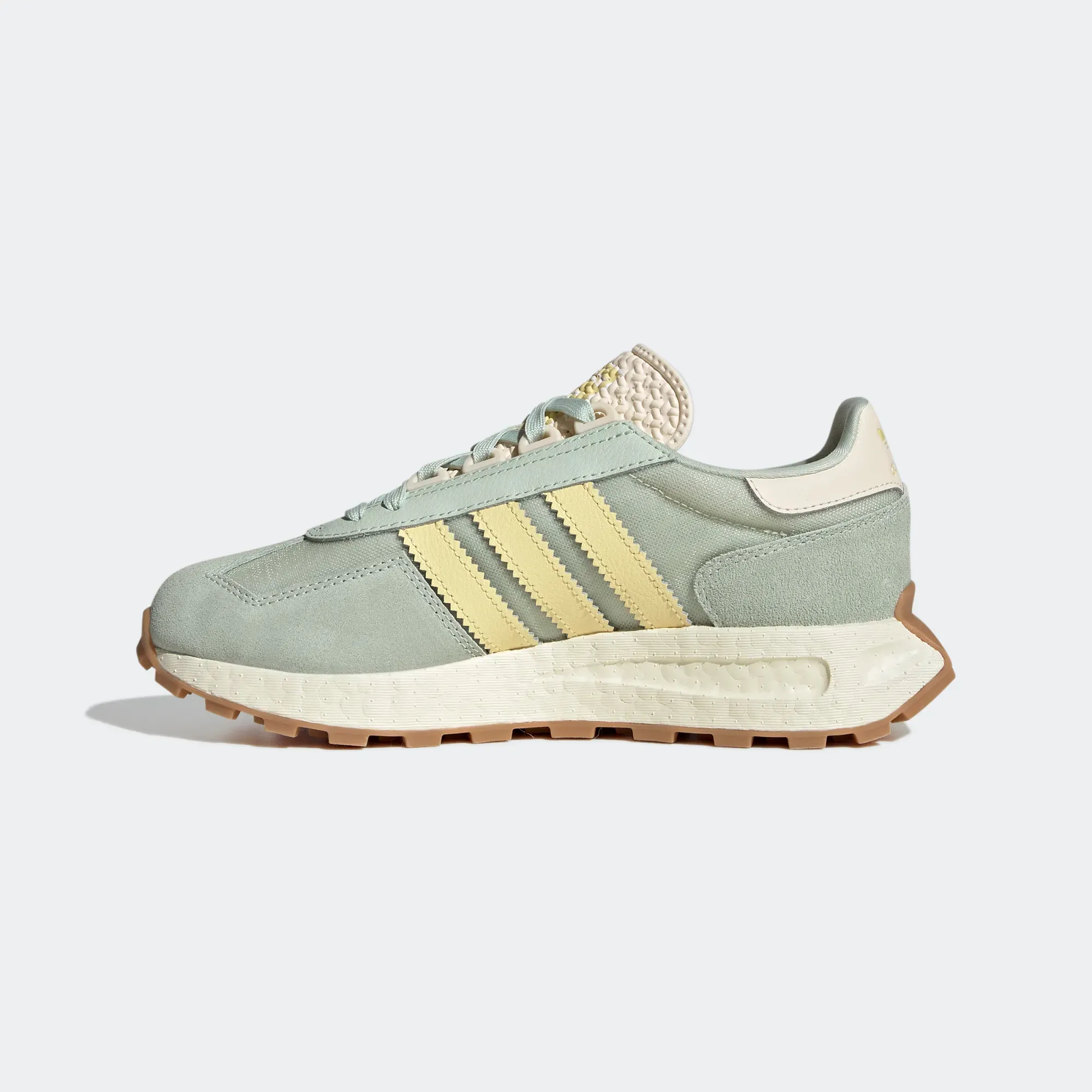 Adidas Women's Retropy E5 Shoes - Linen Green / Almost Yellow / Ecru Tint