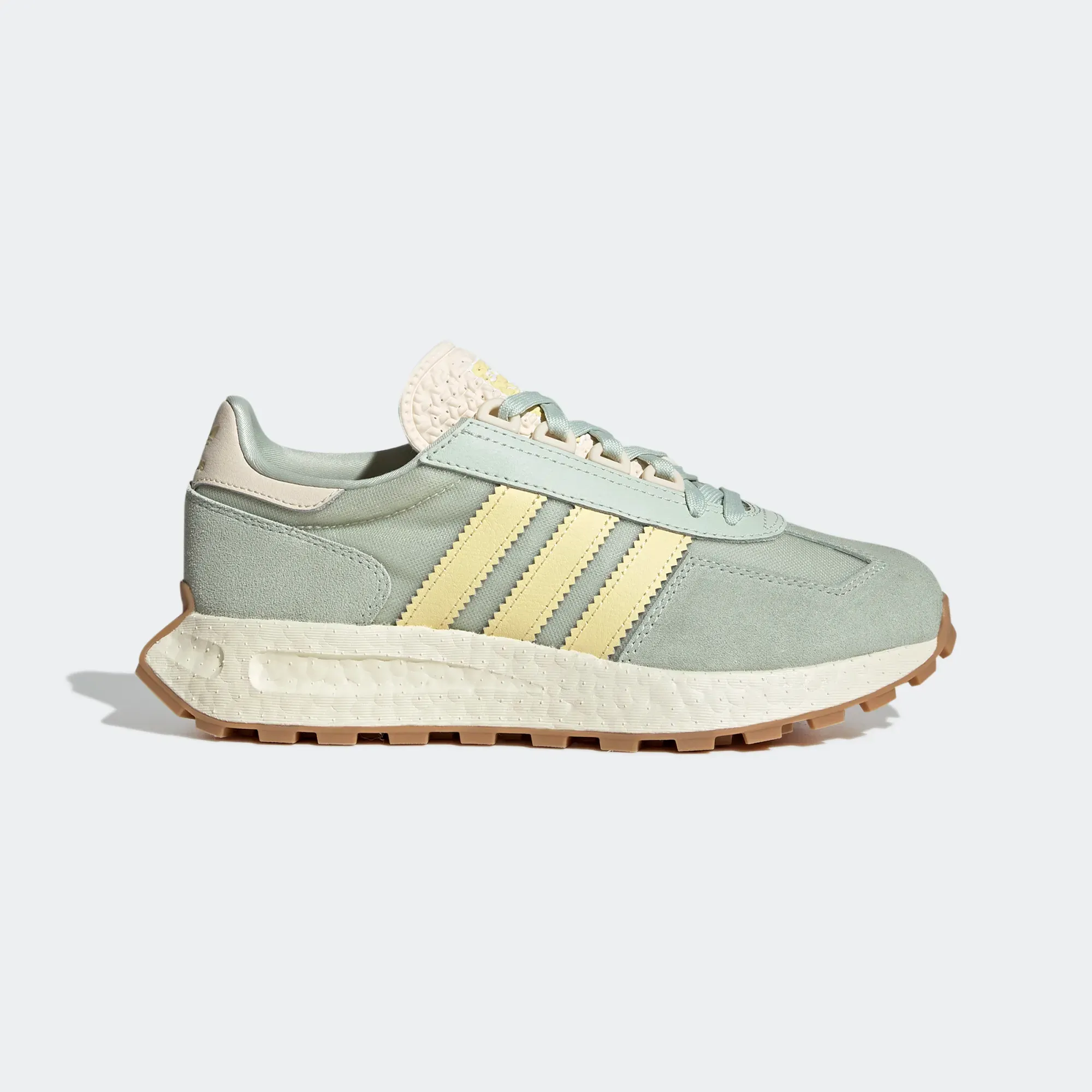 Adidas Women's Retropy E5 Shoes - Linen Green / Almost Yellow / Ecru Tint