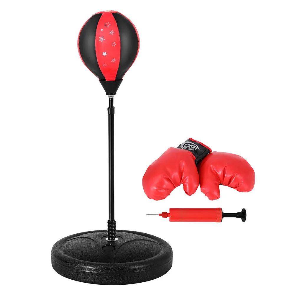 Adjustable Kids Boxing Bag Set with Gloves and Pump by Everfit