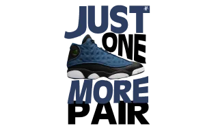 Air Jordan 13 "Brave Blue" 2022 | illCurrency White T-Shirt (JUST ONE MORE PAIR)