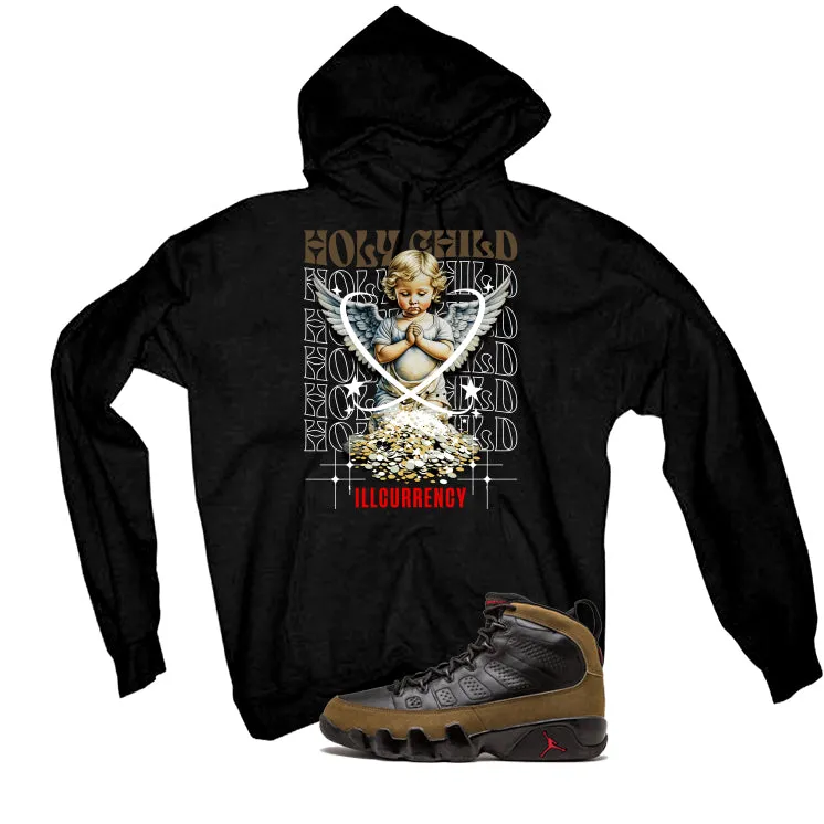 Air Jordan 9 Olive Black T-Shirt (Holy Child)| illcurrency