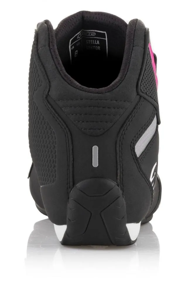 Alpinestars Women’s Stella Sektor Black and Fuchsia Riding Shoes