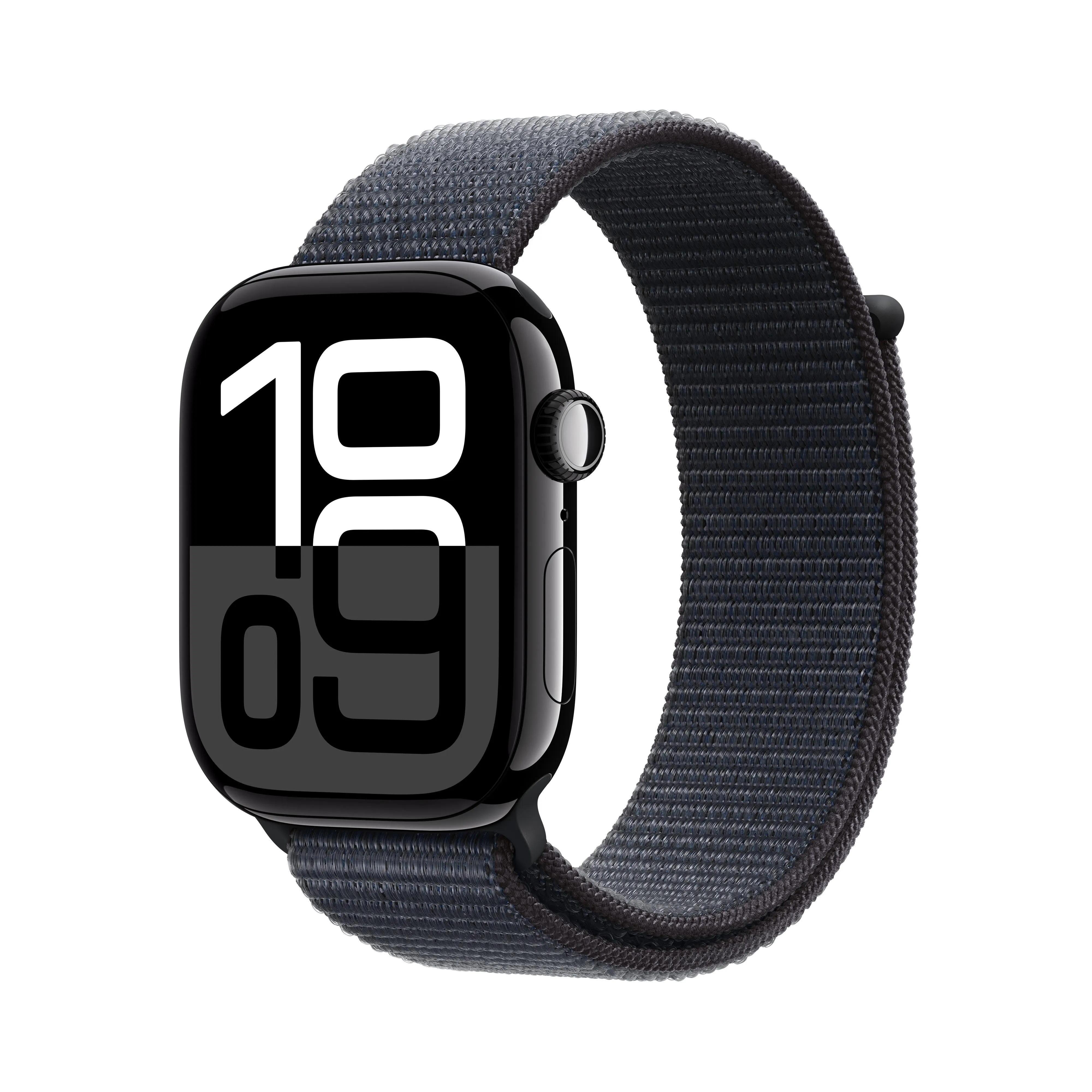 Apple Watch Series 10 GPS   Cellular 46mm Jet Black Aluminium Case with Ink Sport Loop