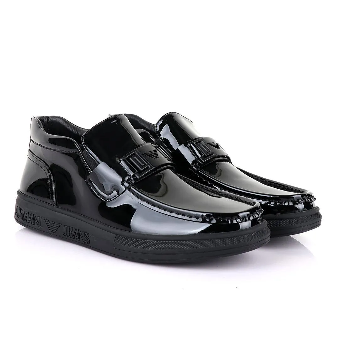 ARM Classic Wetlips Black Leather shoe