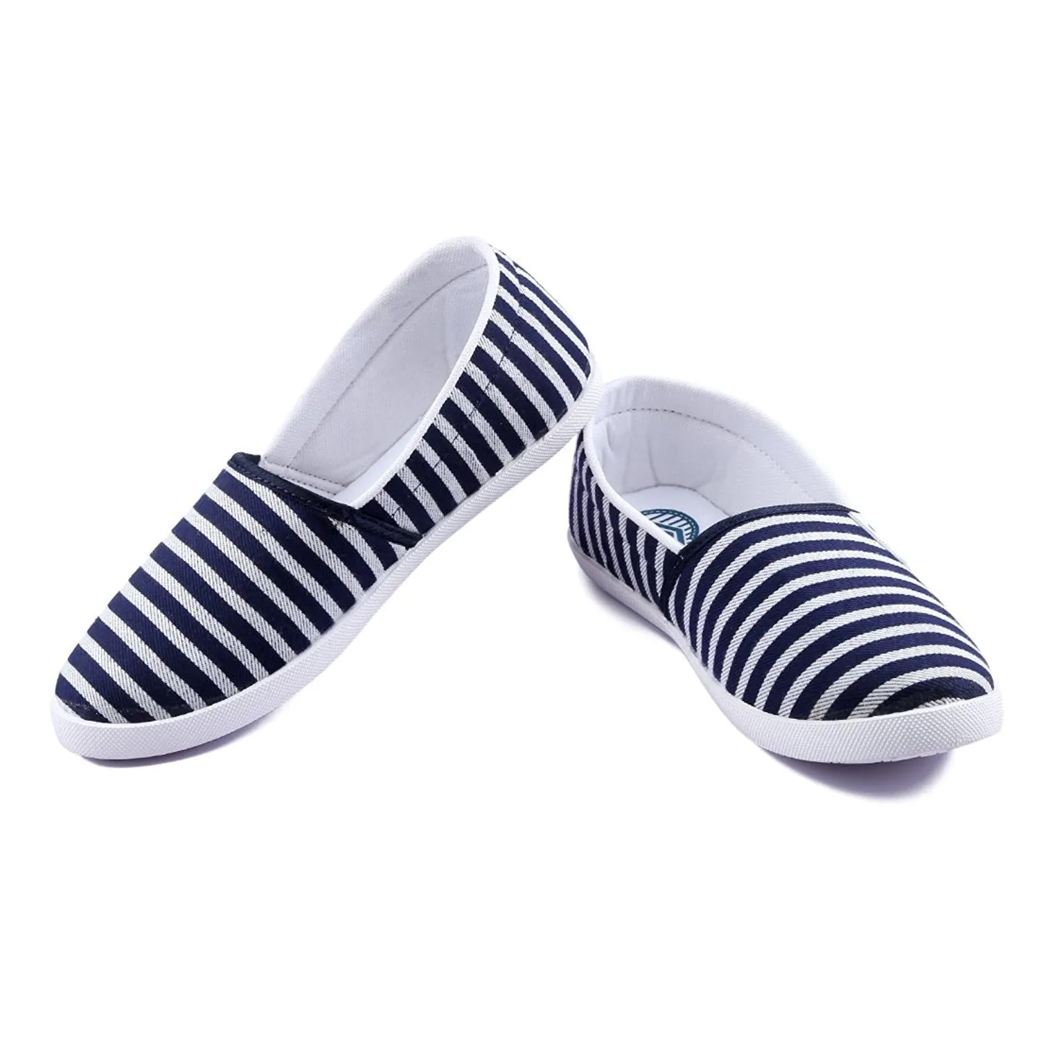 Asian shoes Amy-91 Blue White Women Casual Shoes