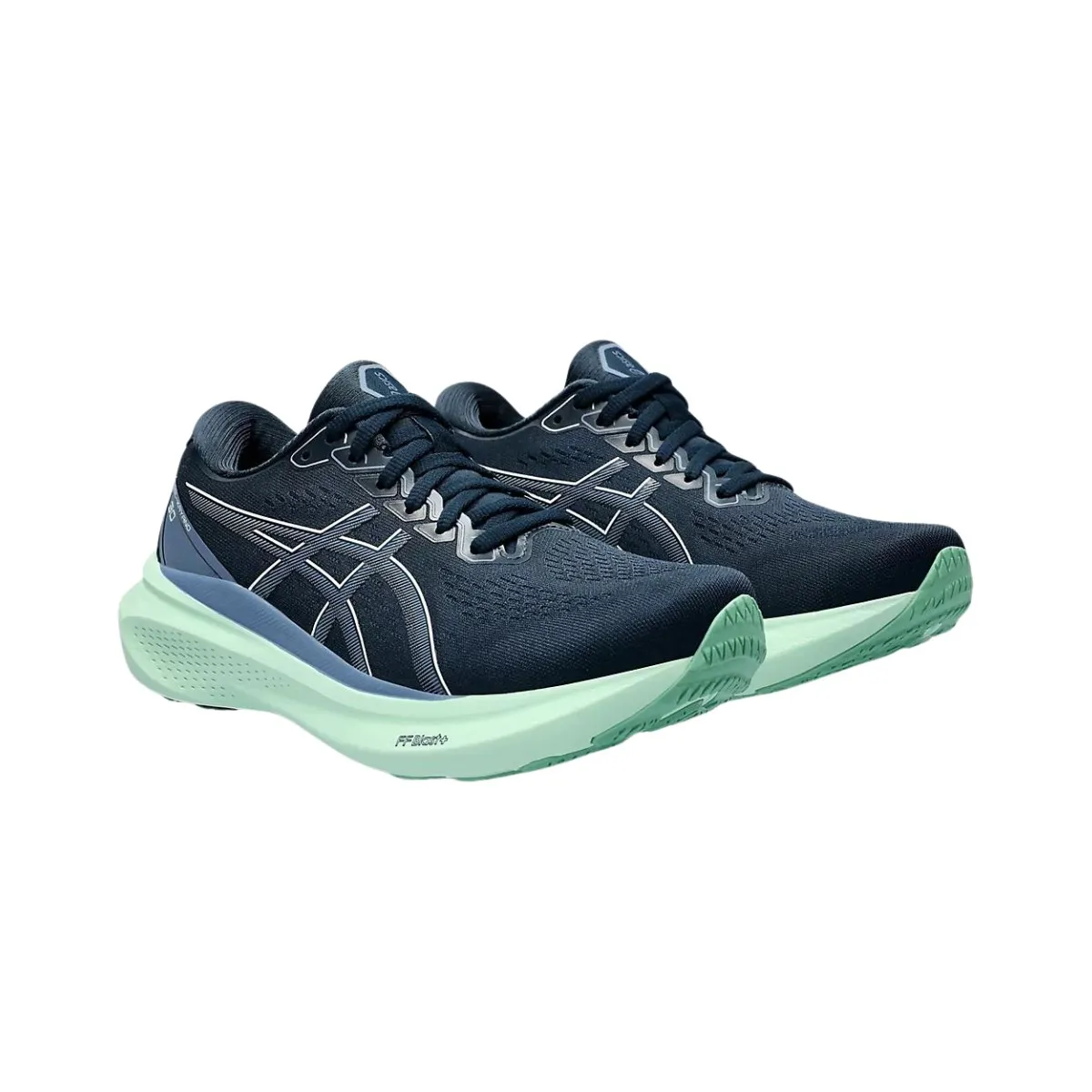 Asics Gel-Kayano 30 Navy Blue Lime SS24 Women's Running Shoes