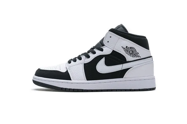 Authentique Original  Air Jordan rétro 1 mi OG Bio bidouille AJ1 hommes chaussures femmes basket-ball baskets Chicago