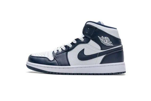 Authentique Original  Air Jordan rétro 1 mi OG Bio bidouille AJ1 hommes chaussures femmes basket-ball baskets Chicago