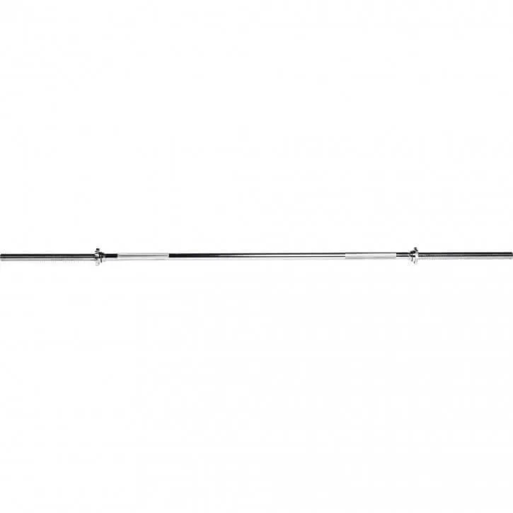 Barbell Bar 200cm - Spinlock Star Collars - Chrome