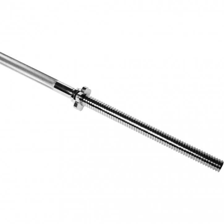 Barbell Bar 200cm - Spinlock Star Collars - Chrome