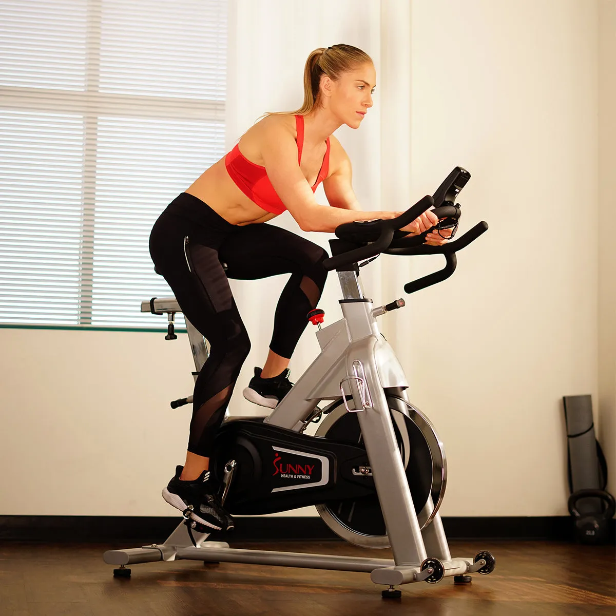 Belt Drive Exercise Bike with Cadence Sensor