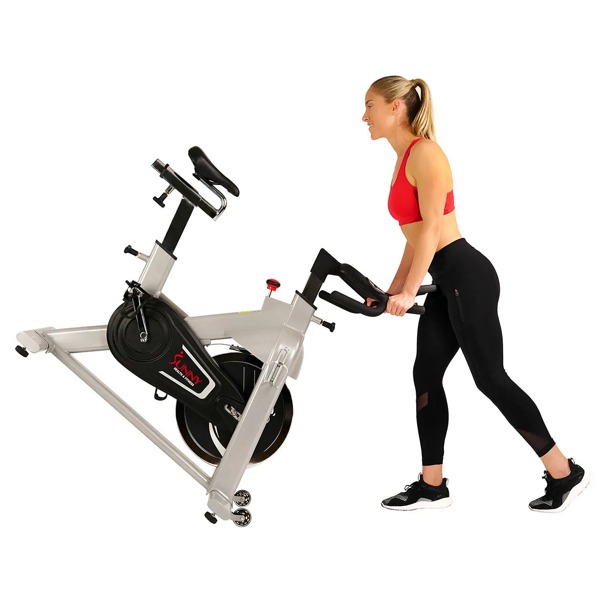 Belt Drive Exercise Bike with Cadence Sensor