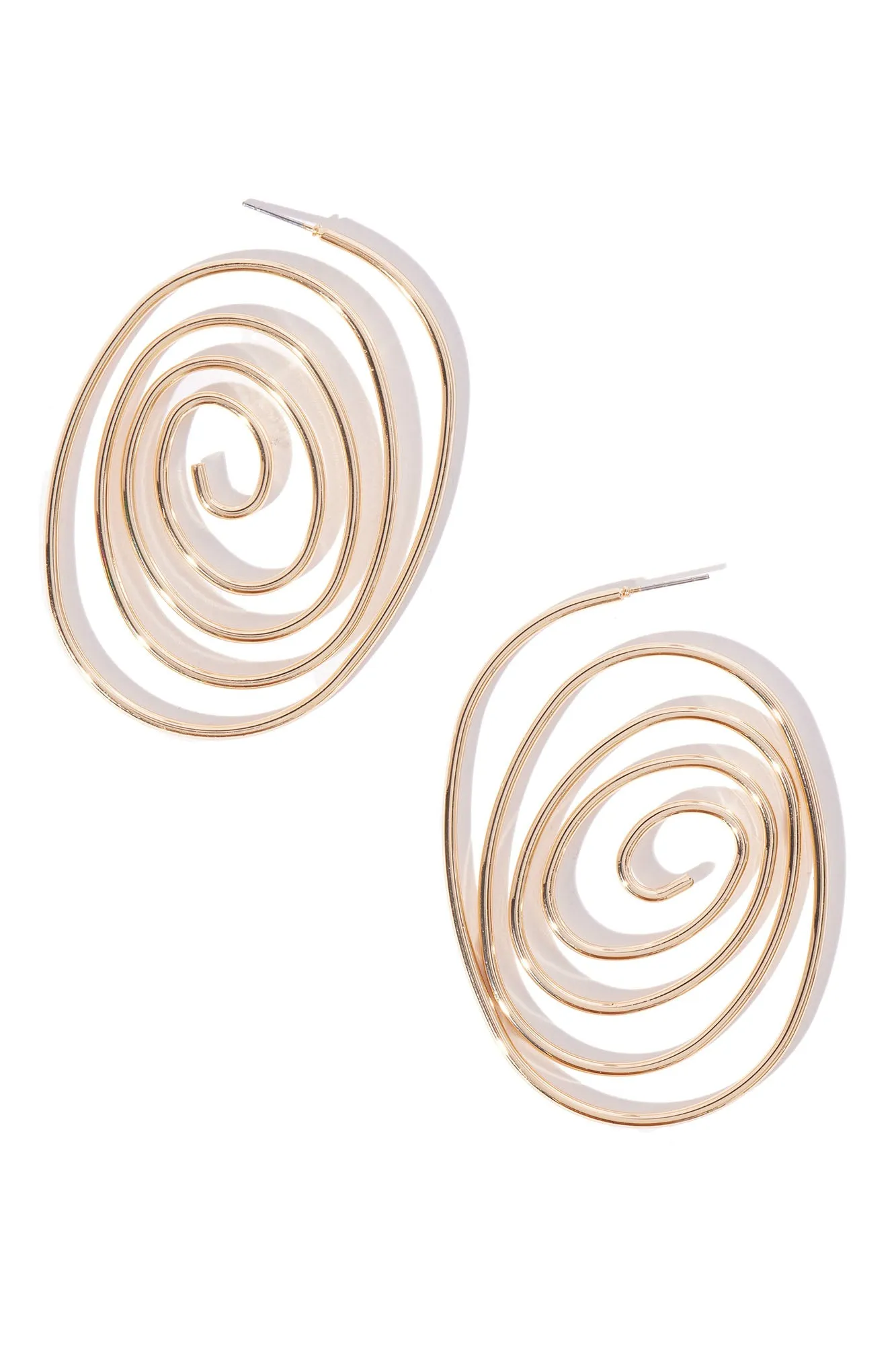 Beyond Wavy Earrings - Gold