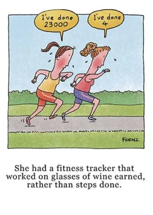 Birthday Humour - Humour Factory Fitness Tracker