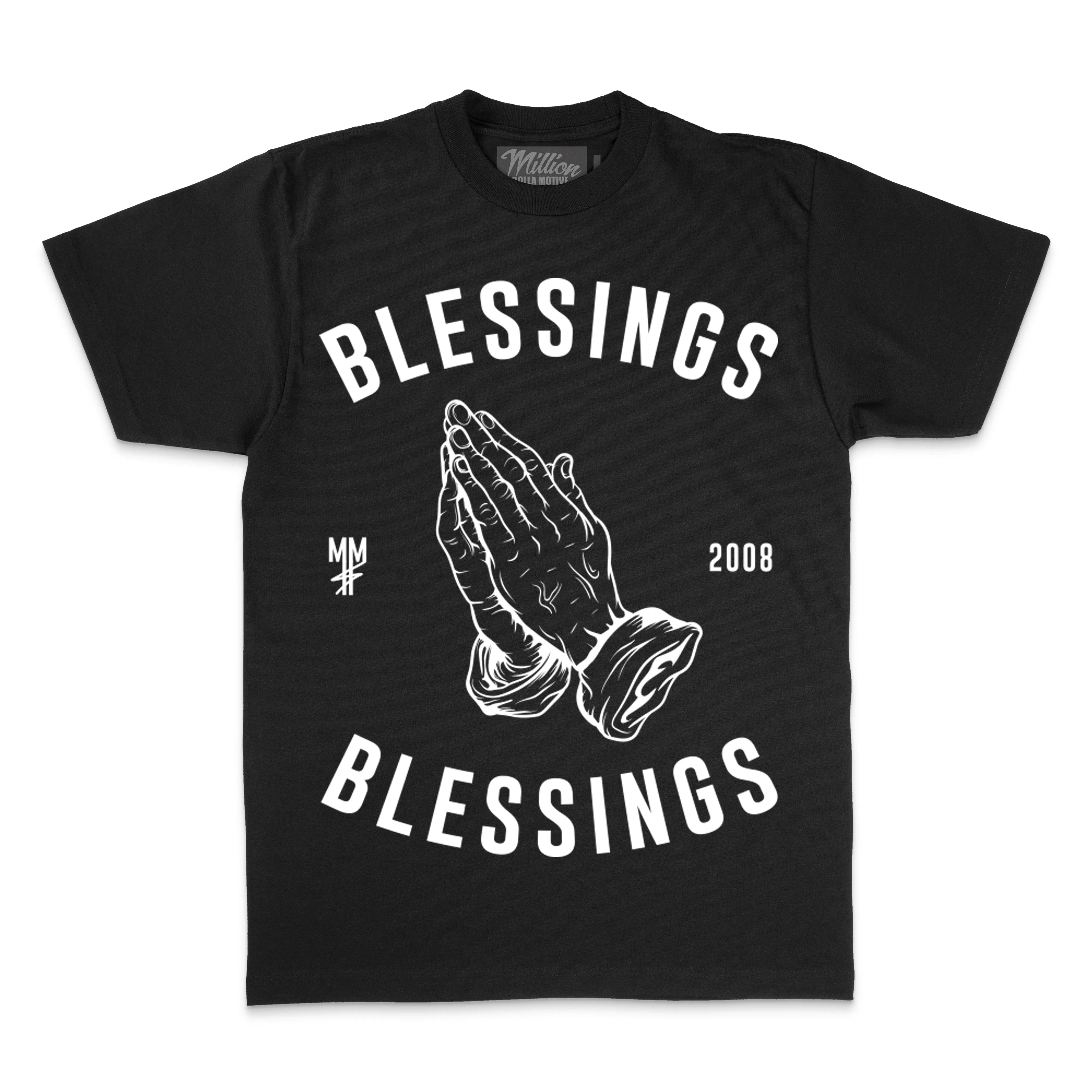 Blessings on Blessings -  Black T-Shirt