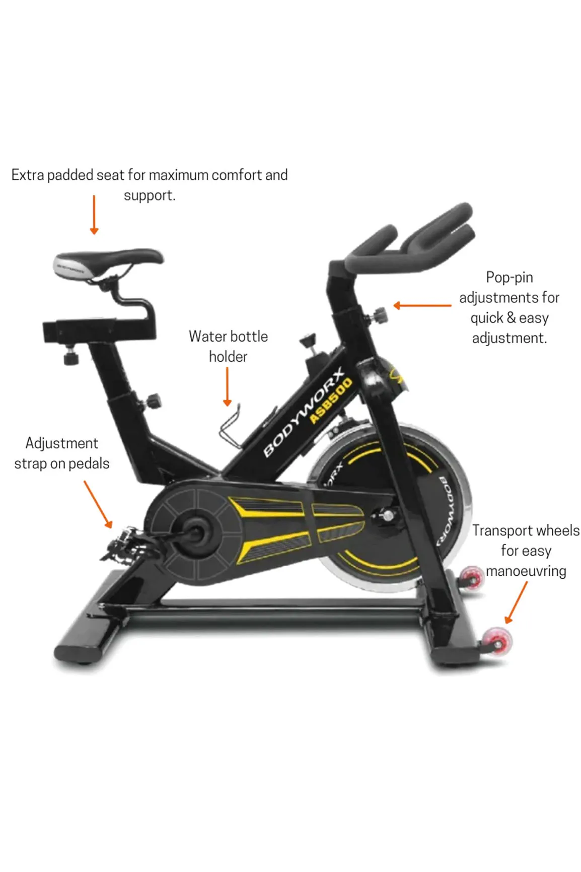 Bodyworx Spin Bike ASB500