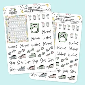 Book Magic Fitness Planner Stickers