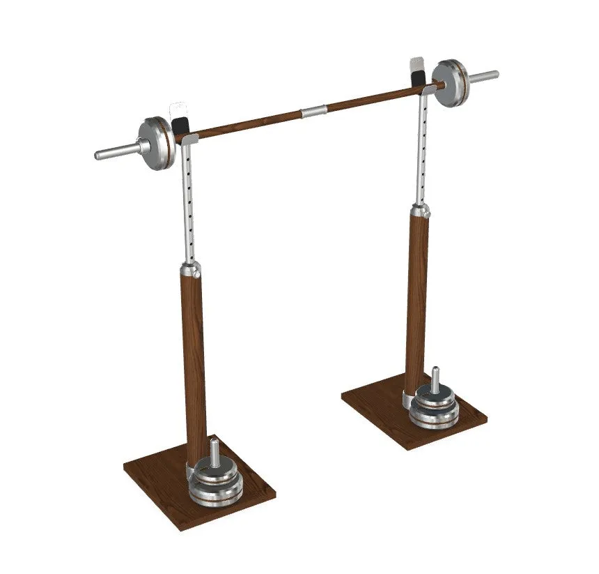 BYSTRA Barbell & Bench Press Rack Set