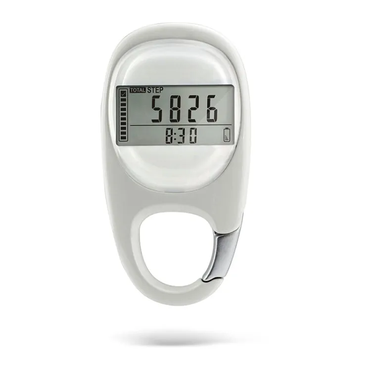 Carabiner Keychain 3D Pedometer