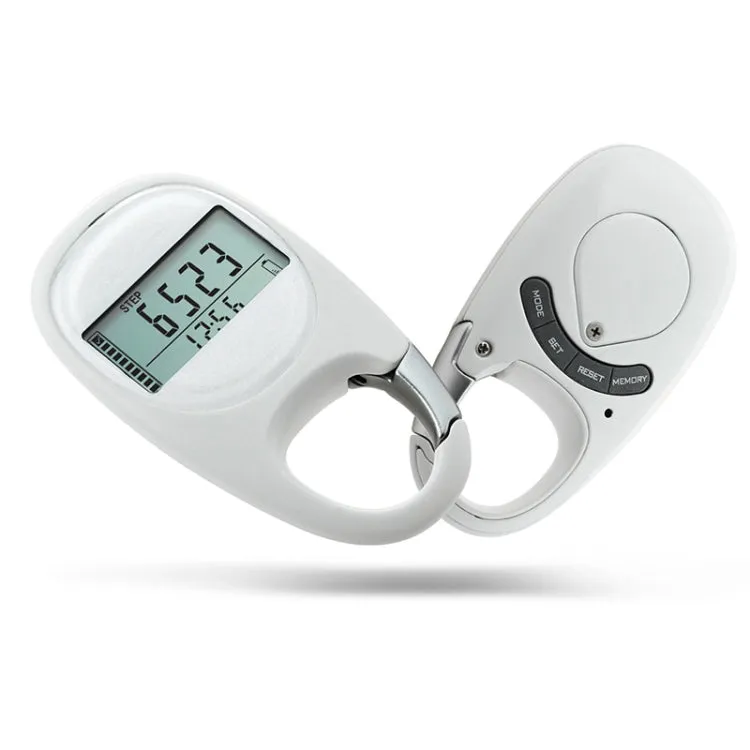 Carabiner Keychain 3D Pedometer