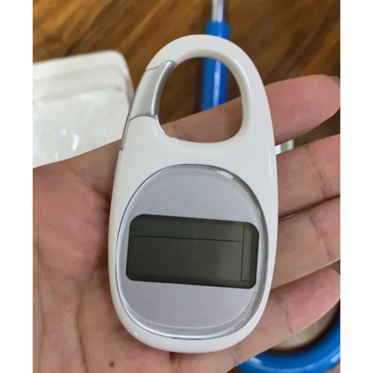 Carabiner Keychain 3D Pedometer