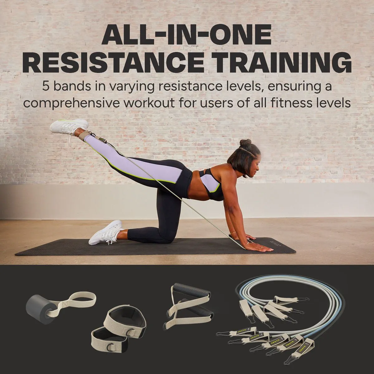 Centr Resistance Bands with Handles