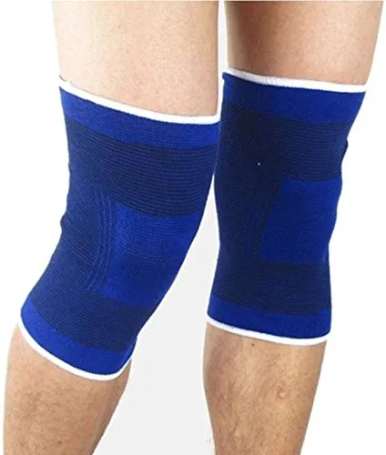 Combo Pack of Knee, Palm, Ankle, Elbow Support (Blue, Free Size)