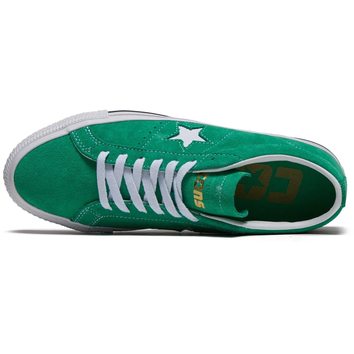 Converse One Star Pro Shoes - Apex Green/White/Black