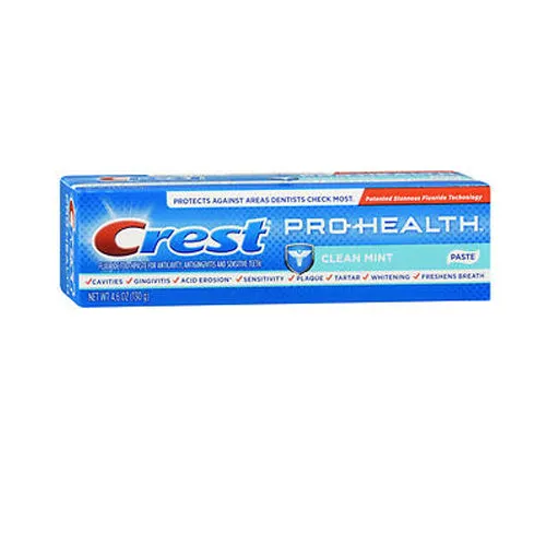 Crest Pro-Health Toothpaste Smooth Formula Clean Mint 4.6 Oz By Crest